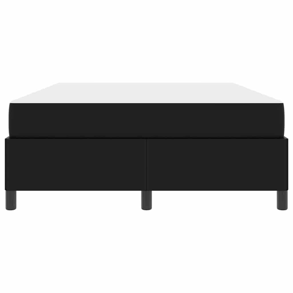 Struttura del letto con materasso Nero 140 x 200 cm Tessuto