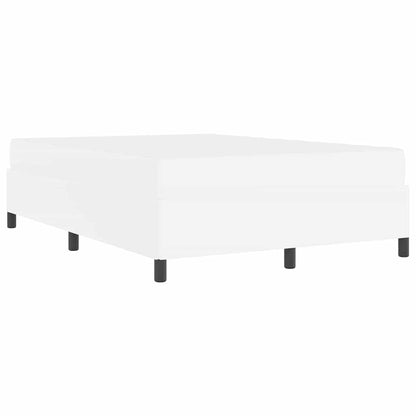 Struttura del letto con materasso Bianco 160 x 200 cm Tessuto