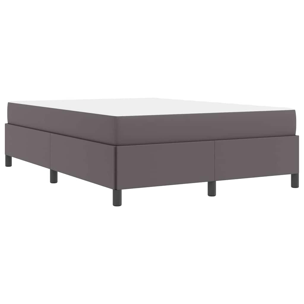 Struttura del letto con materasso Grigio 160 x 200 cm Tessuto | homemem39