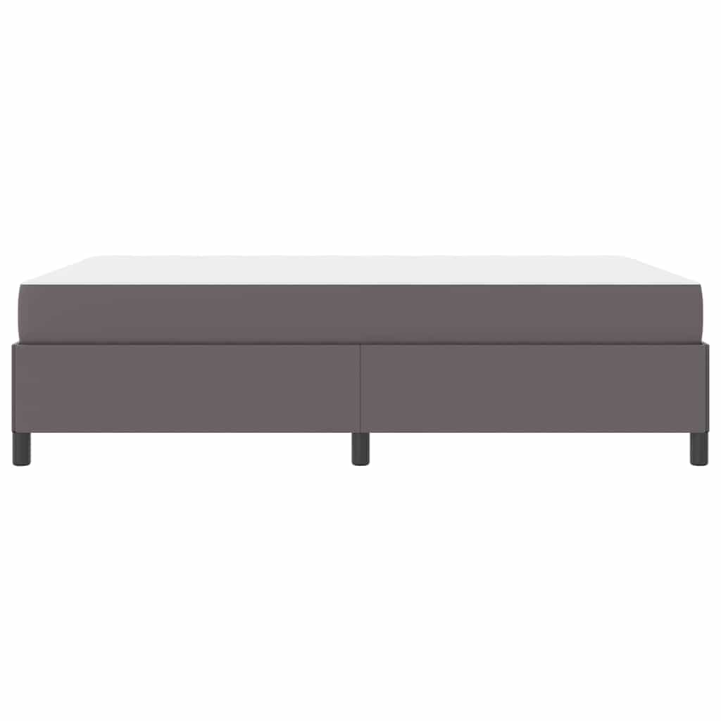 Struttura del letto con materasso Grigio 160 x 200 cm Tessuto | homemem39
