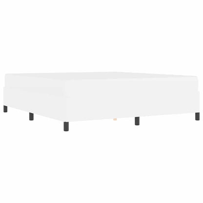 Struttura del letto con materasso Bianco 180 x 200 cm Tessuto