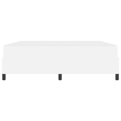 Struttura del letto con materasso Bianco 180 x 200 cm Tessuto