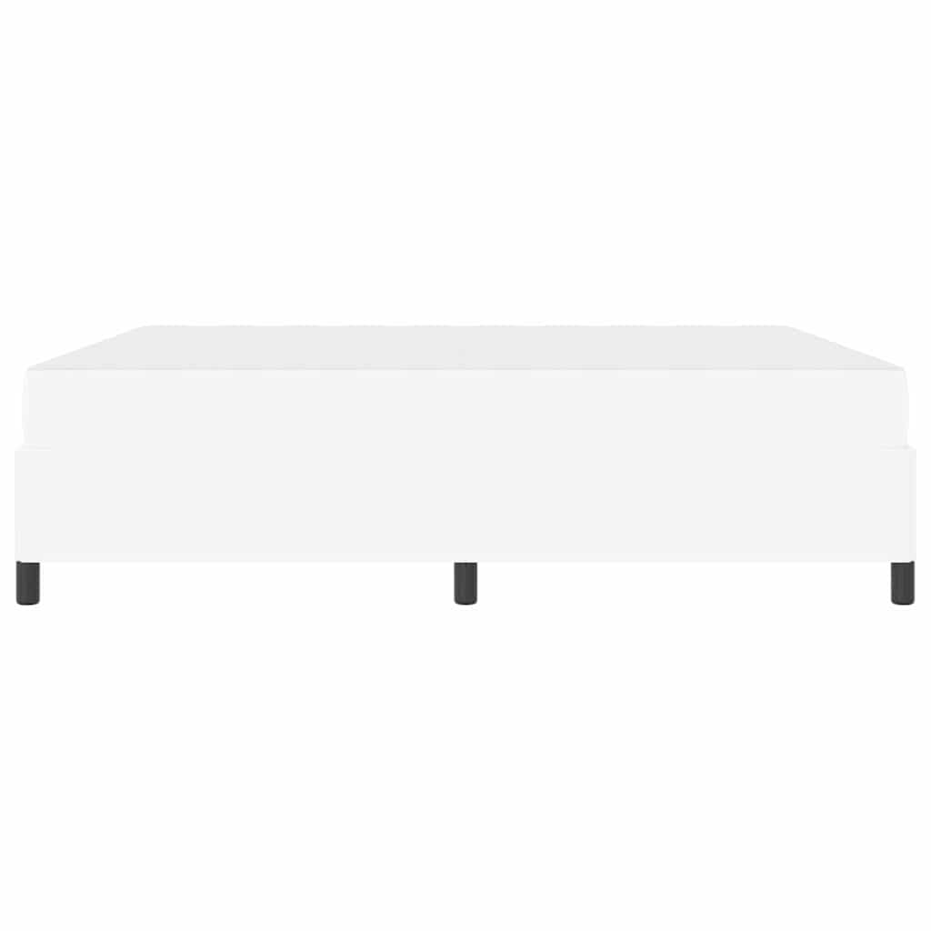 Struttura del letto con materasso Bianco 180 x 200 cm Tessuto