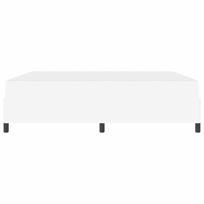 Struttura del letto con materasso Bianco 180 x 200 cm Tessuto