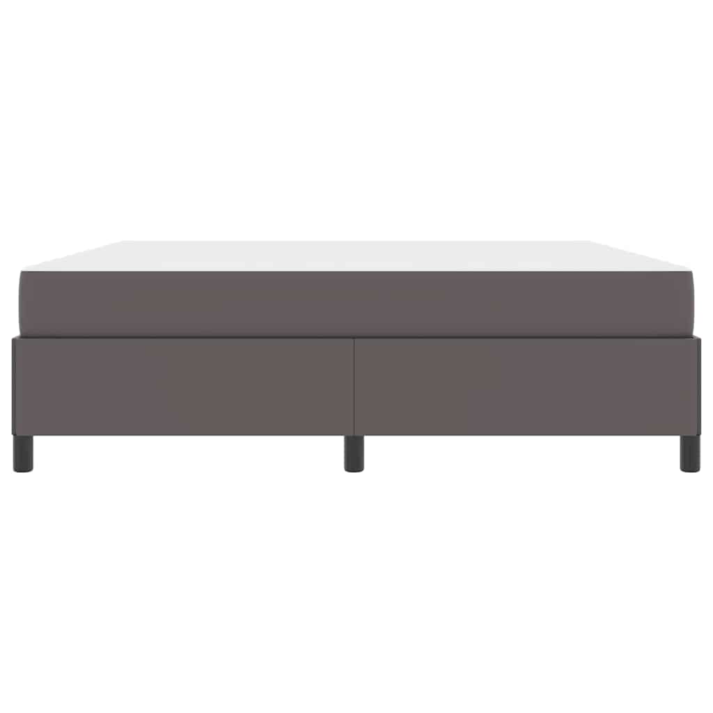 Struttura del letto con materasso Grigio 180 x 200 cm Tessuto