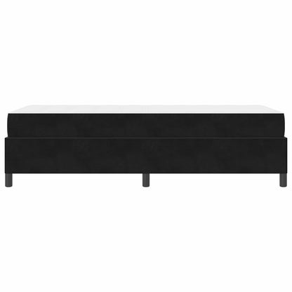 Struttura del letto con materasso Nero 80 x 200 cm Tessuto | homemem39