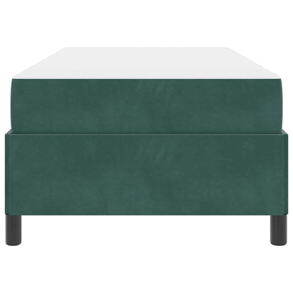 Struttura del letto Verde Scuro 80 x 200 cm Tessuto