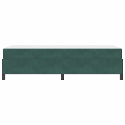 Struttura del letto Verde Scuro 80 x 200 cm Tessuto