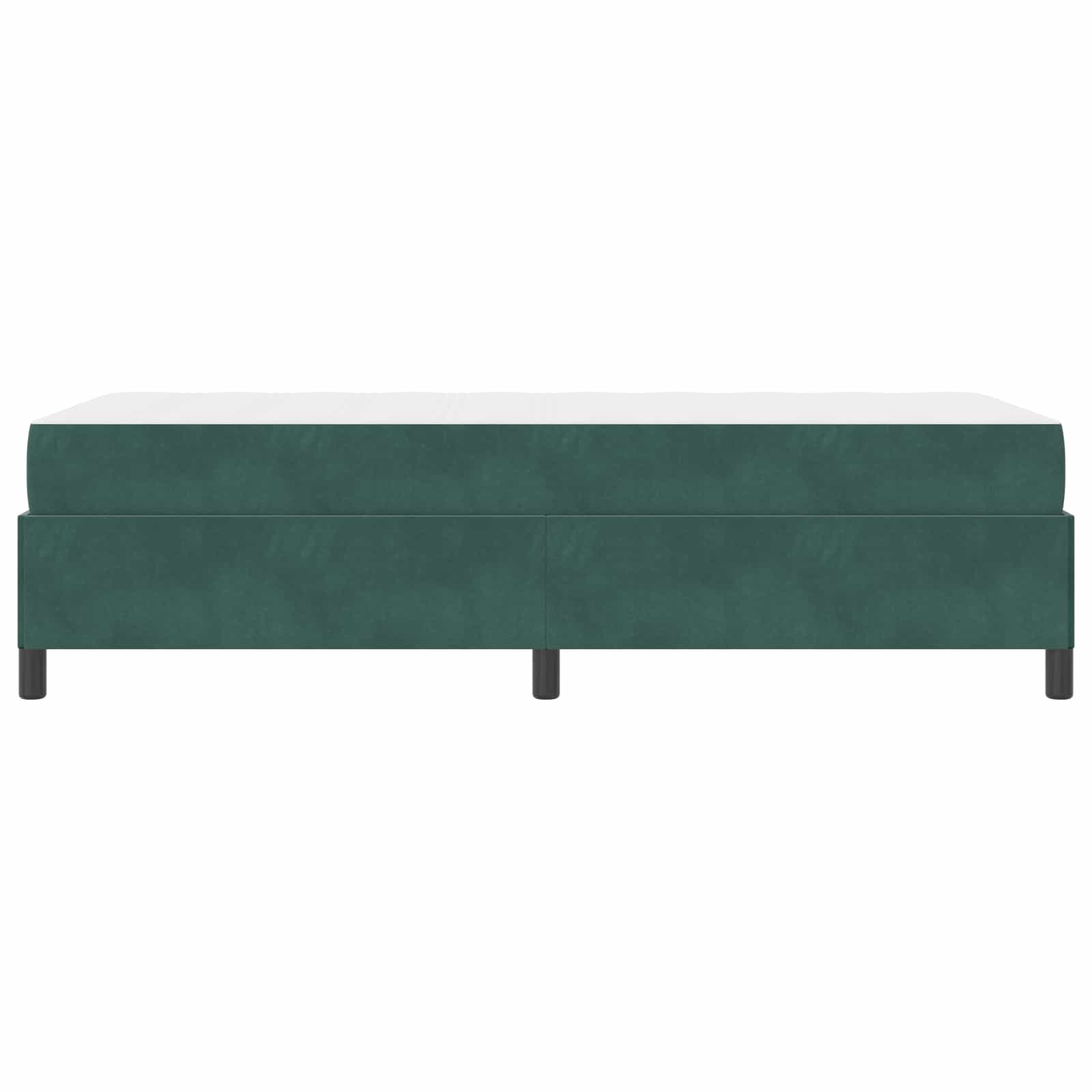 Struttura del letto Verde Scuro 90 x 190 cm Tessuto | homemem39