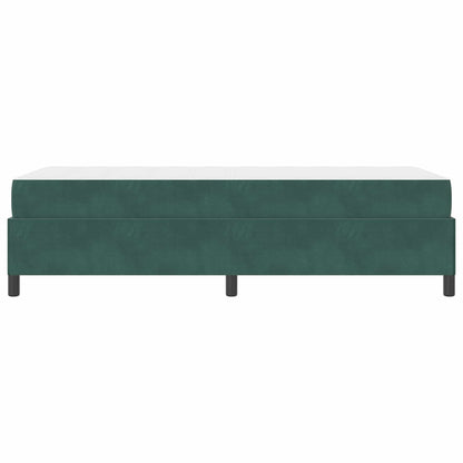 Struttura del letto Verde Scuro 90 x 190 cm Tessuto | homemem39