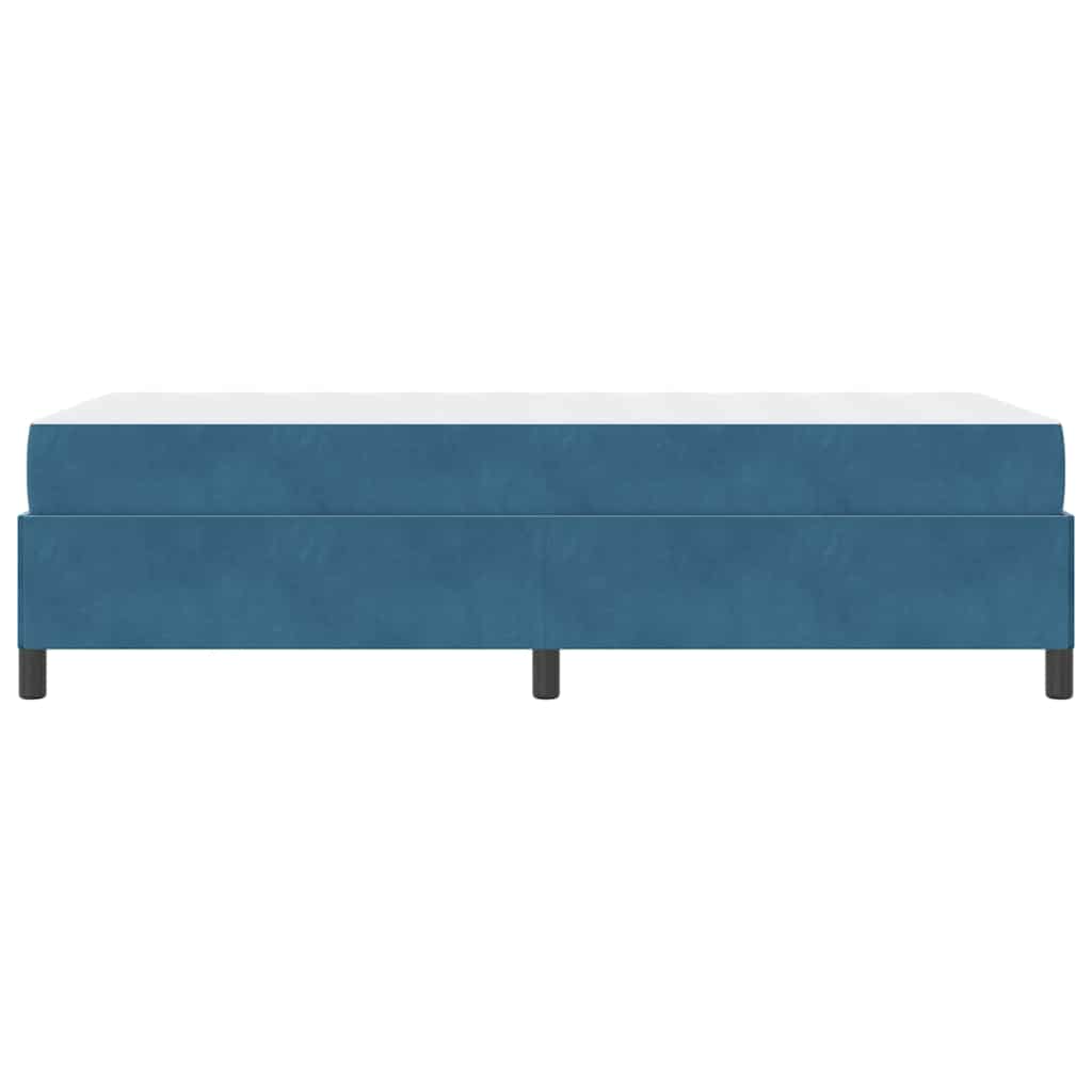 Struttura del letto Blu Scuro 100 x 200 cm Tessuto | homemem39