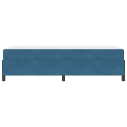Struttura del letto Blu Scuro 100 x 200 cm Tessuto | homemem39
