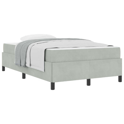 Struttura del letto Grigio chiaro 120 x 190 cm Tessuto | homemem39