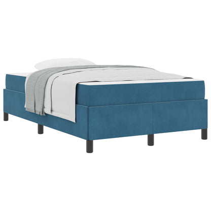 Struttura del letto Blu Scuro 120 x 190 cm Tessuto | homemem39
