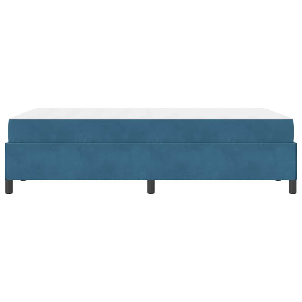 Struttura del letto Blu Scuro 120 x 190 cm Tessuto | homemem39