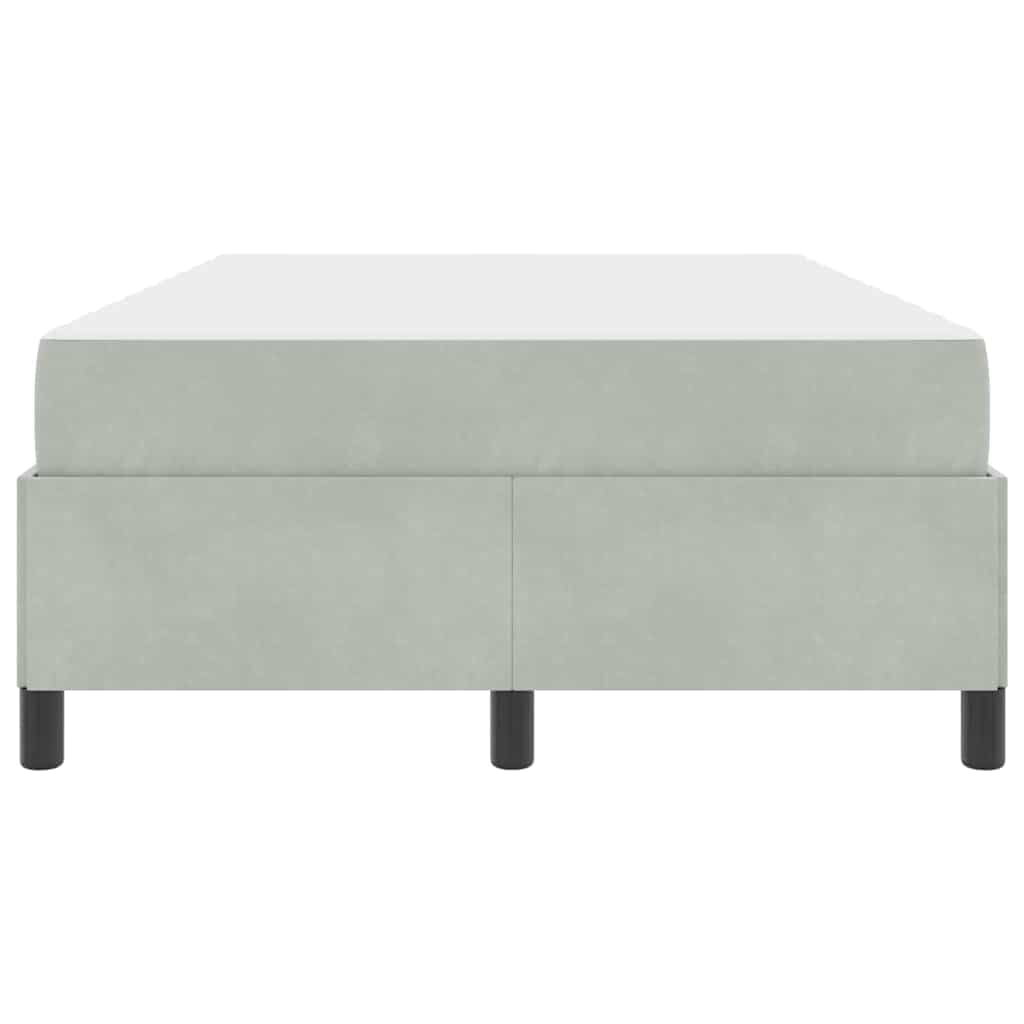 Struttura del letto Grigio chiaro 120 x 200 cm Tessuto