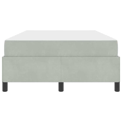 Struttura del letto Grigio chiaro 120 x 200 cm Tessuto