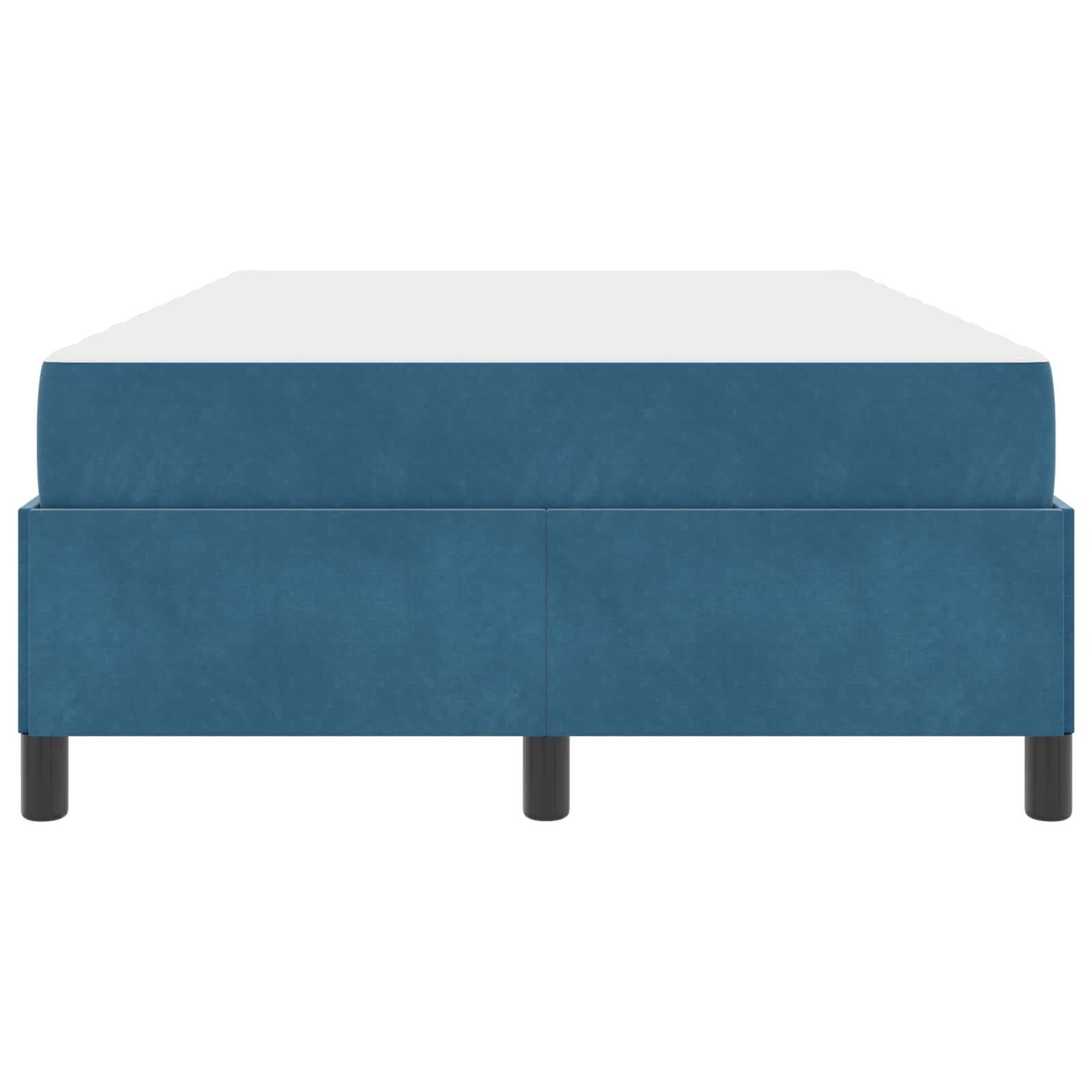 Struttura del letto Blu Scuro 120 x 200 cm Tessuto | homemem39