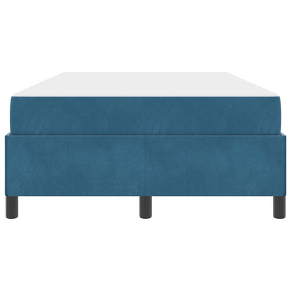 Struttura del letto Blu Scuro 120 x 200 cm Tessuto