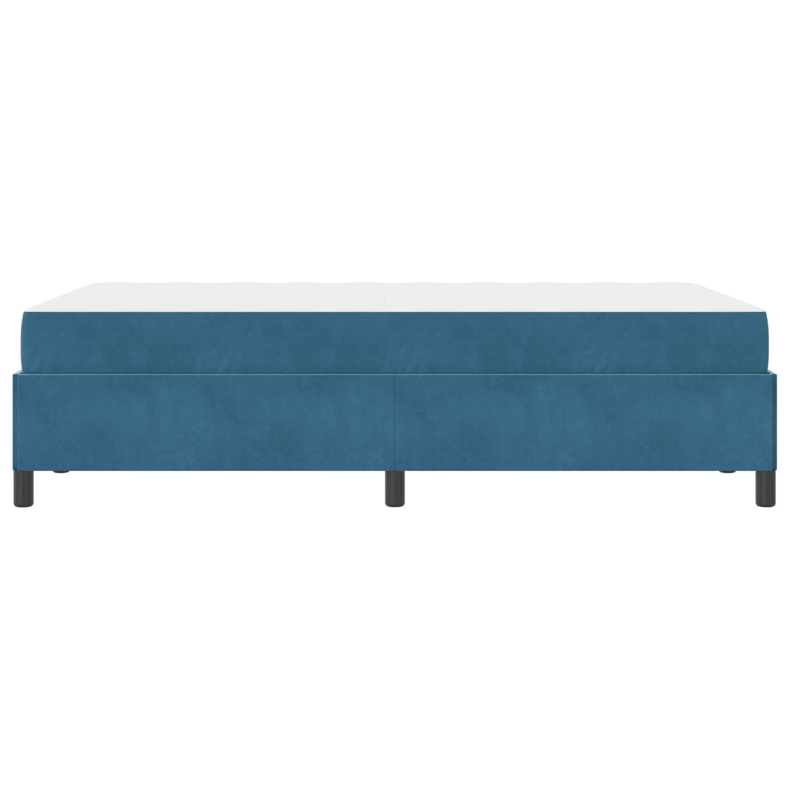 Struttura del letto Blu Scuro 120 x 200 cm Tessuto | homemem39