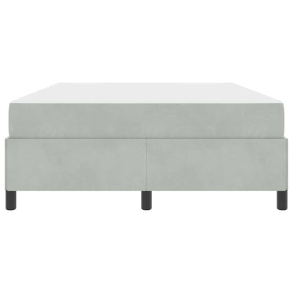 Struttura del letto Grigio chiaro 140 x 190 cm Tessuto