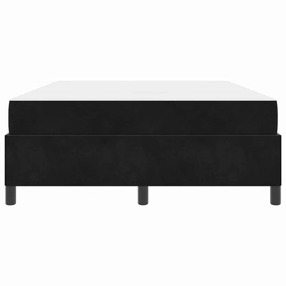 Struttura del letto con materasso Nero 140 x 190 cm Tessuto | homemem39