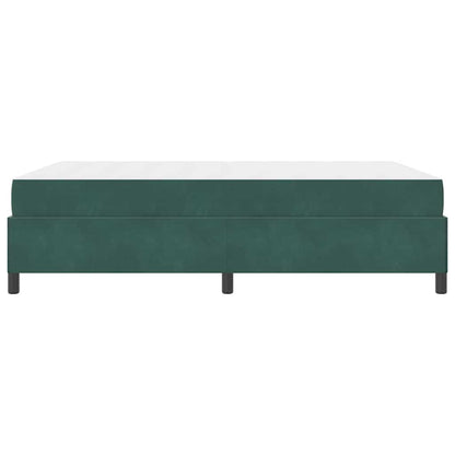 Struttura del letto Verde Scuro 140 x 190 cm Tessuto | homemem39
