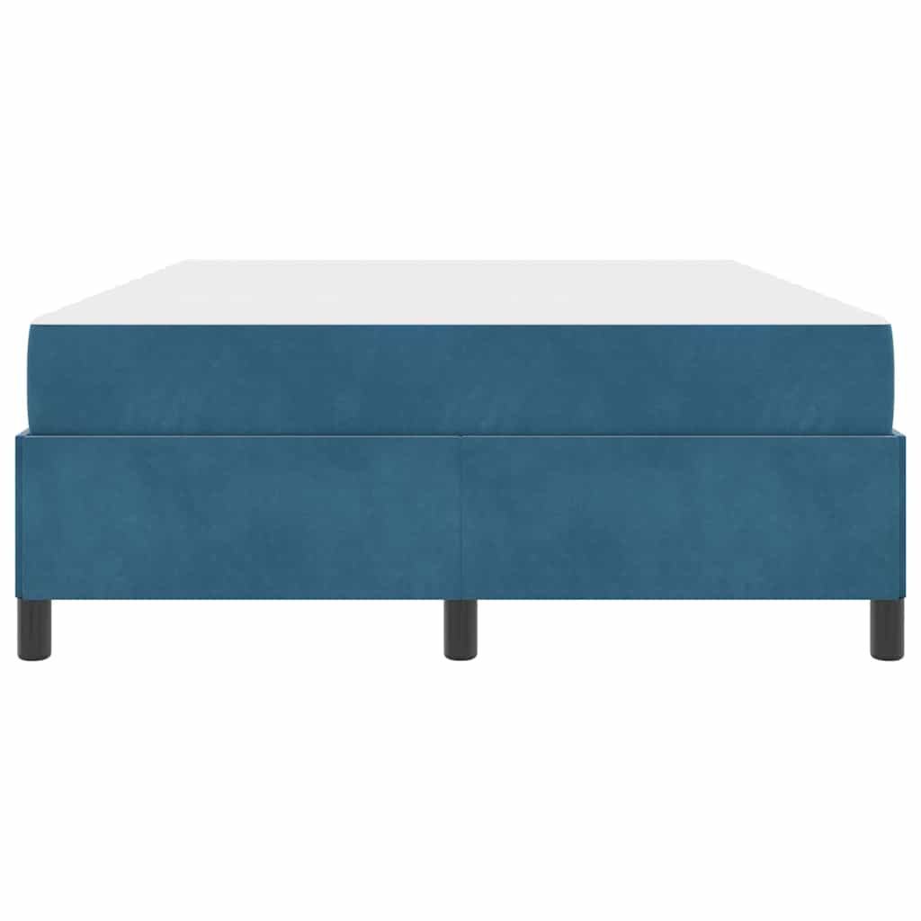 Struttura del letto Blu Scuro 140 x 200 cm Tessuto