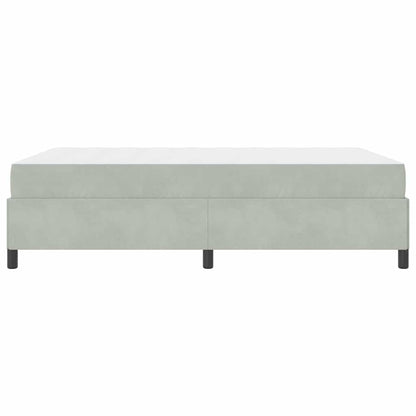 Struttura del letto Grigio chiaro 160 x 200 cm Tessuto