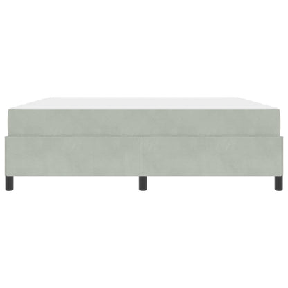 Struttura del letto Grigio chiaro 180 x 200 cm Tessuto