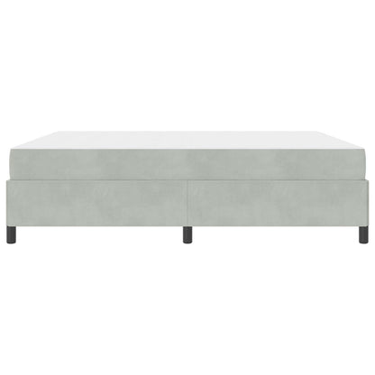 Struttura del letto Grigio chiaro 180 x 200 cm Tessuto