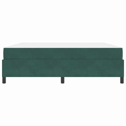 Struttura del letto Verde Scuro 180 x 200 cm Tessuto
