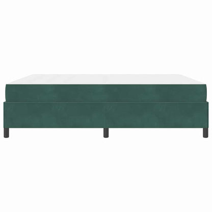 Struttura del letto Verde Scuro 180 x 200 cm Tessuto