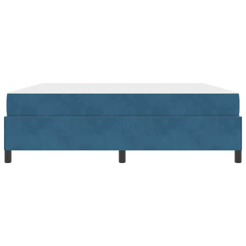 Struttura del letto Blu Scuro 180 x 200 cm Tessuto