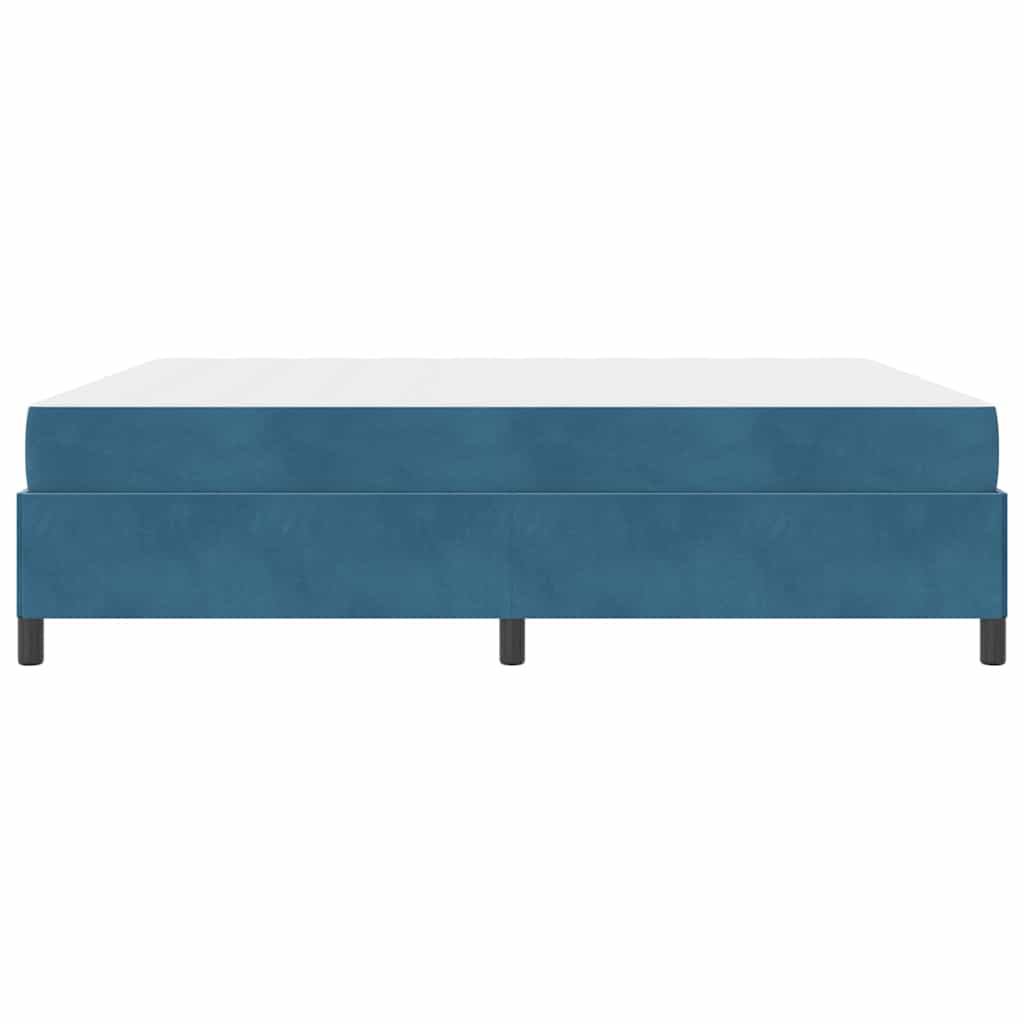 Struttura del letto Blu Scuro 180 x 200 cm Tessuto