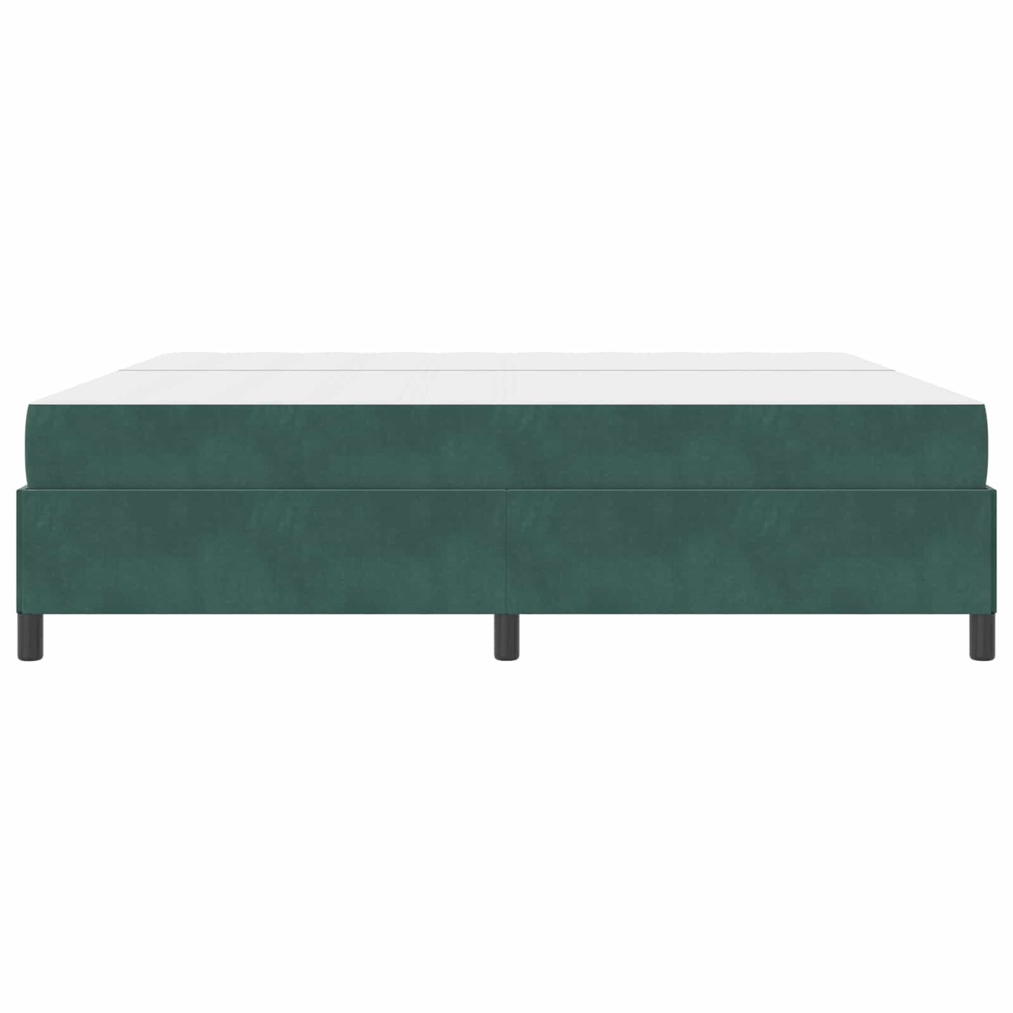 Struttura del letto Verde Scuro 200 x 200 cm Tessuto | homemem39