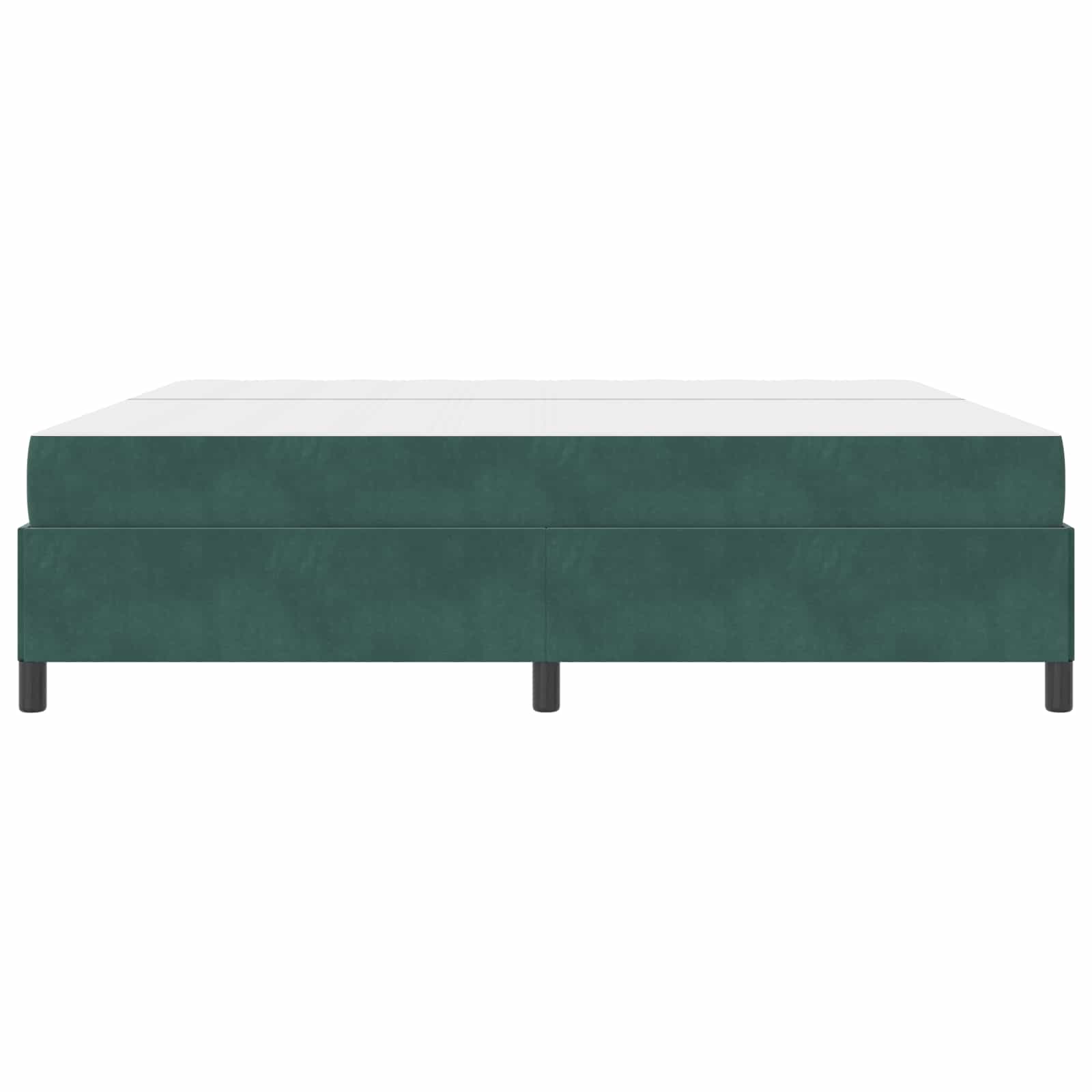 Struttura del letto Verde Scuro 200 x 200 cm Tessuto | homemem39