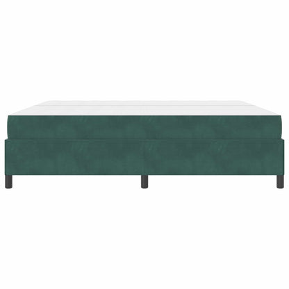 Struttura del letto Verde Scuro 200 x 200 cm Tessuto | homemem39