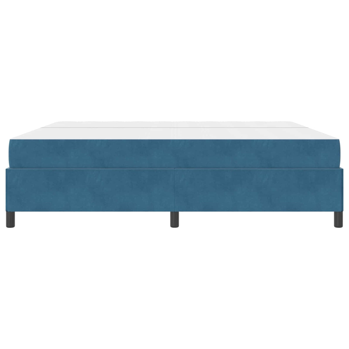Struttura del letto Blu Scuro 200 x 200 cm Tessuto | homemem39