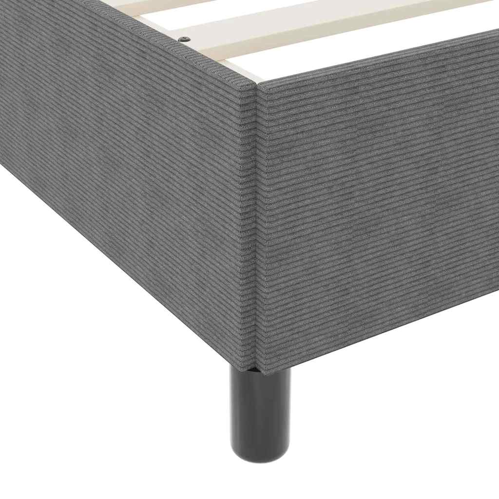 Struttura del letto Grigio chiaro 90 x 200 cm Tessuto | homemem39