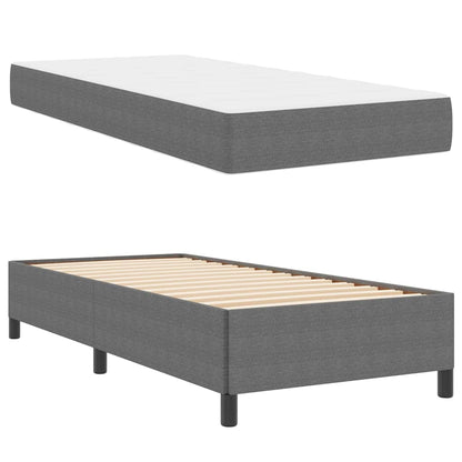 Struttura del letto Grigio chiaro 90 x 200 cm Tessuto | homemem39