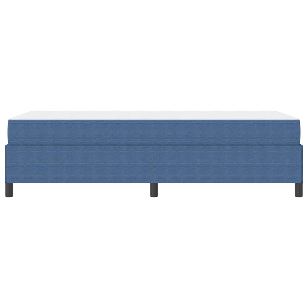 Struttura del letto con materasso Blu 90 x 200 cm Tessuto | homemem39