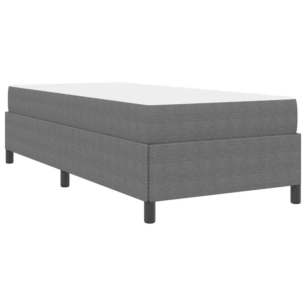 Struttura del letto Grigio chiaro 100 x 200 cm Tessuto | homemem39