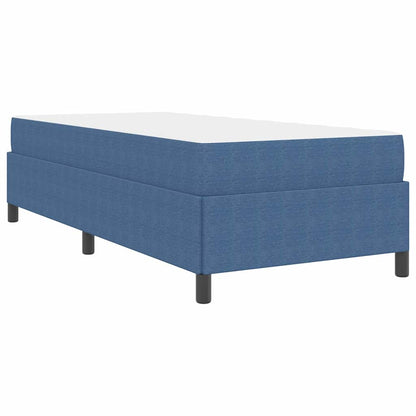 Struttura del letto con materasso Blu 100 x 200 cm Tessuto | homemem39