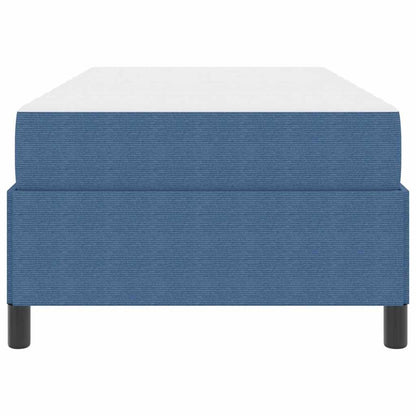 Struttura del letto con materasso Blu 100 x 200 cm Tessuto | homemem39