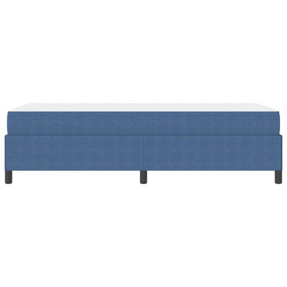 Struttura del letto con materasso Blu 100 x 200 cm Tessuto | homemem39