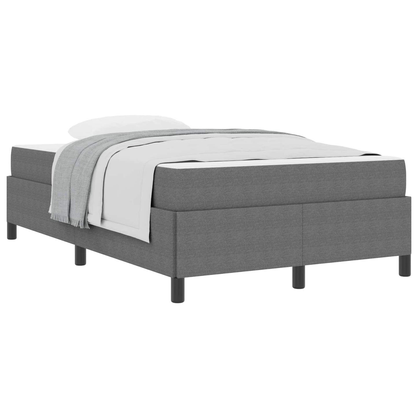 Struttura del letto Grigio chiaro 120 x 190 cm Tessuto | homemem39