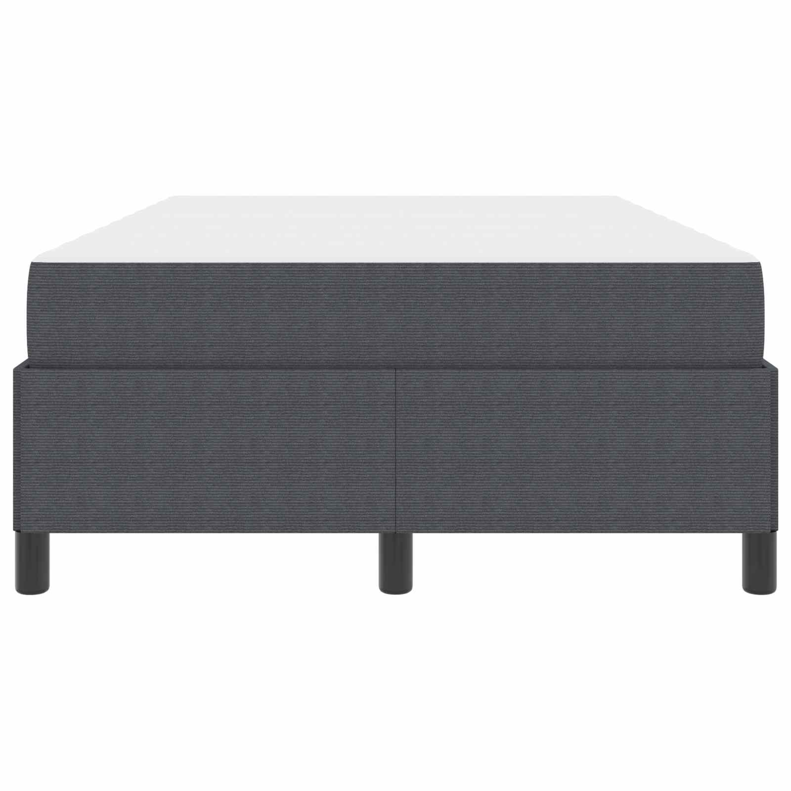 Struttura del letto Grigio scuro 120 x 190 cm Tessuto | homemem39