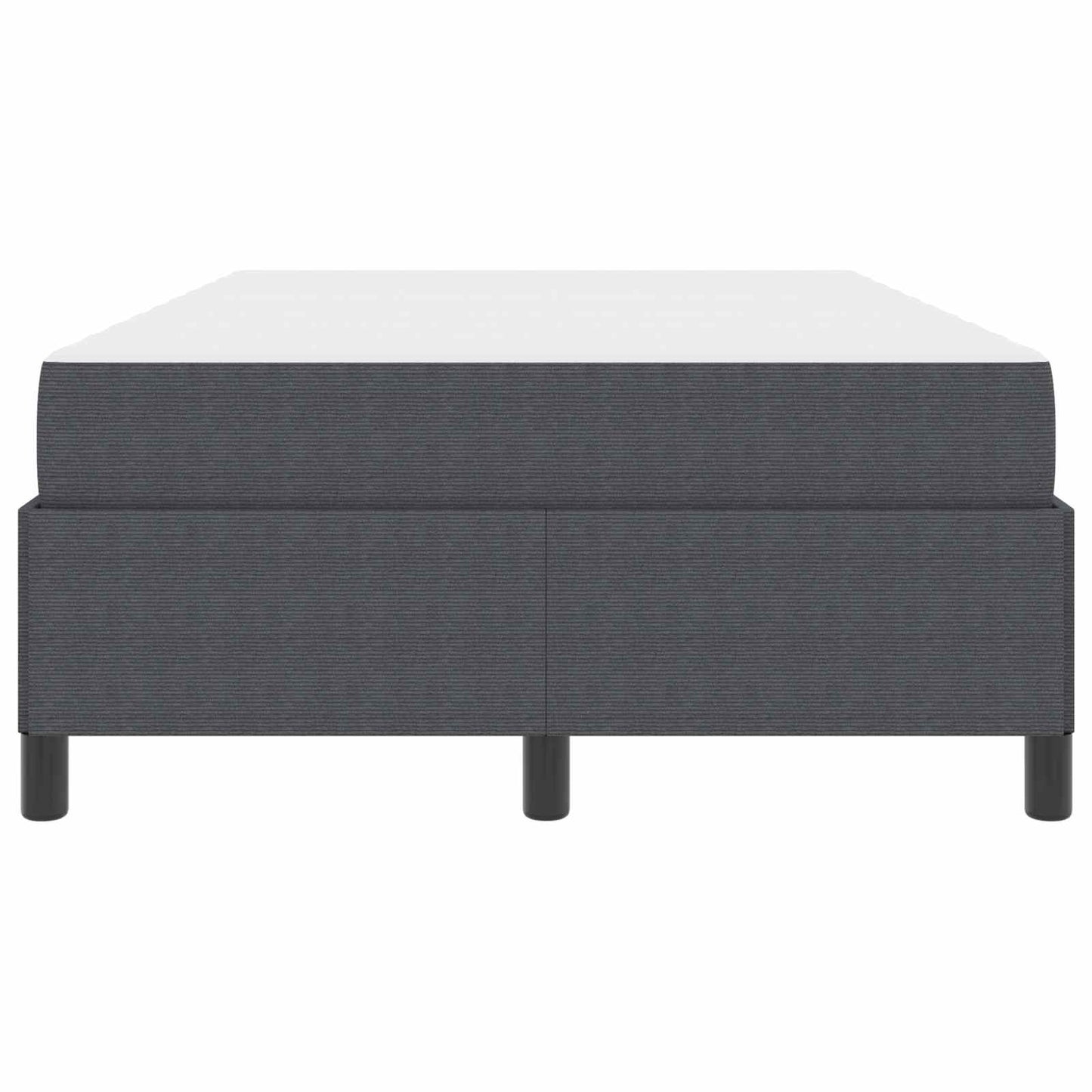 Struttura del letto Grigio scuro 120 x 190 cm Tessuto