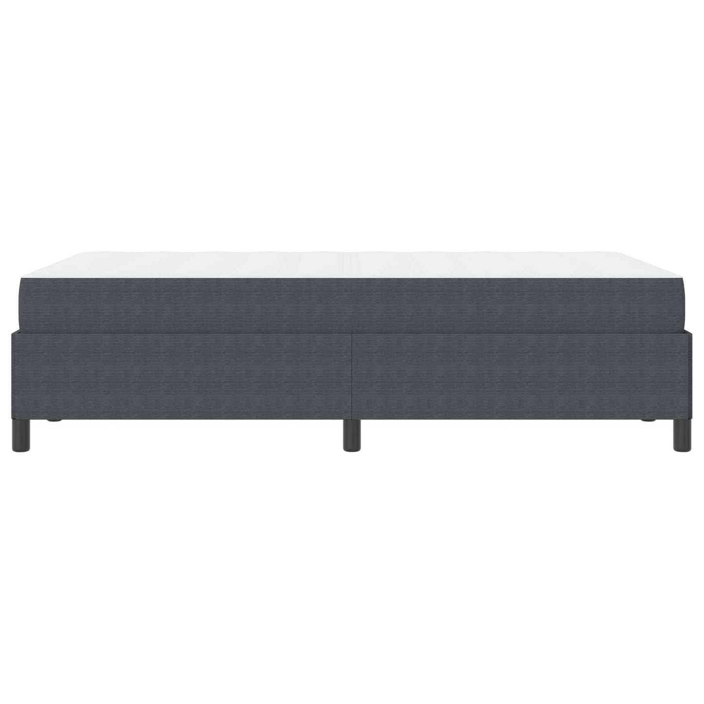 Struttura del letto Grigio scuro 120 x 190 cm Tessuto | homemem39